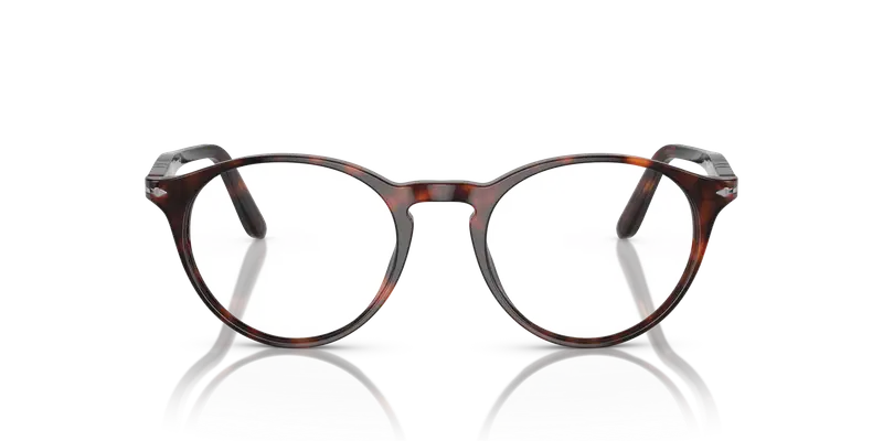 Persol Uomo PO3092V 9015 Montature da vista Acetato Tartaruga Trasparente Pantos Normale miniatura 2