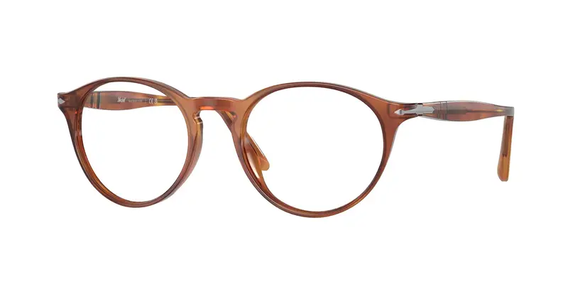 Uomo PO3092V 96 Montature da vista Acetato Marrone Trasparente Pantos Normale