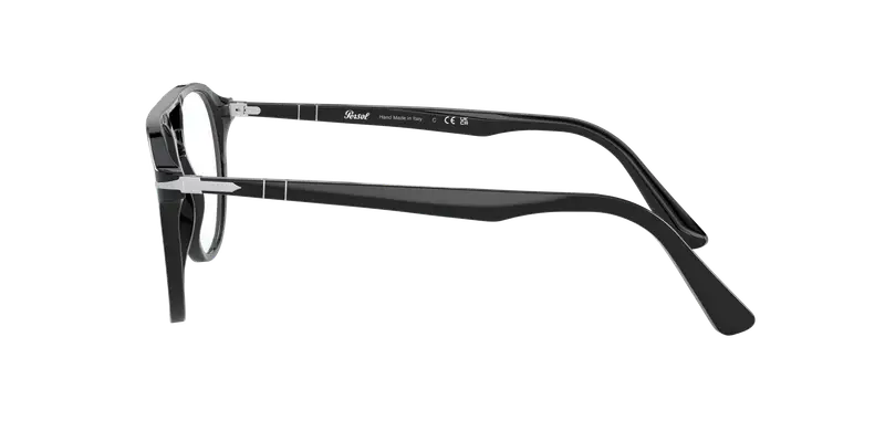 Persol Uomo PO3160V 095 Montature da vista Acetato Nero Trasparente Pilot Normale miniatura 2