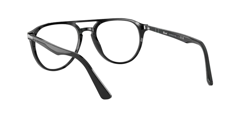 Persol Uomo PO3160V 095 Montature da vista Acetato Nero Trasparente Pilot Normale miniatura 3