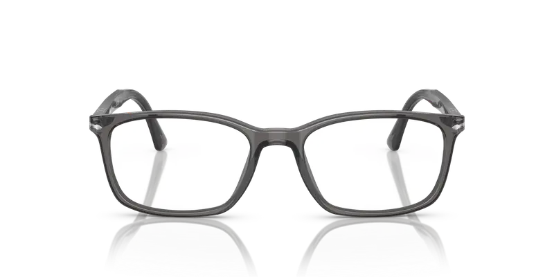 Persol Uomo PO3189V 1196 Montature da vista Acetato Grigio Trasparente Squadrata Normale miniatura 2