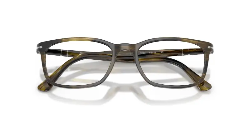 Uomo PO3189V 1237 Montature da vista Acetato Verde Trasparente Squadrata Normale miniatura 2