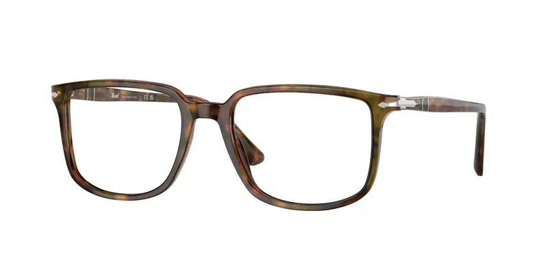 Persol Uomo PO3275V 108 Montature da vista Plastica Havana Squadrata