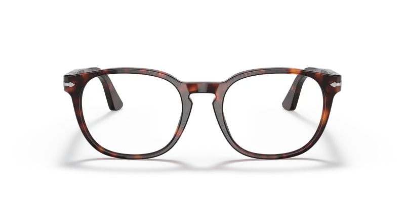 Persol Uomo PO3283V 24 Montature da vista Acetato Tartaruga Trasparente Rotonda Normale miniatura 2