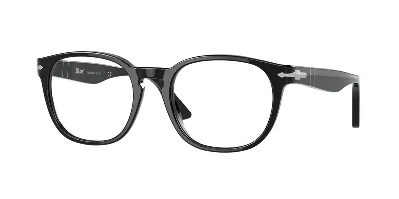 Persol Uomo PO3283V  95 Montature da vista Plastica Nero  Squadrata