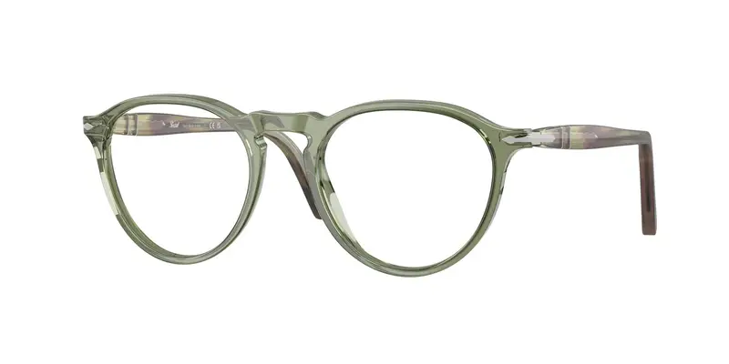 Persol Uomo PO3286V  1226 Montature da vista Acetato Verde Trasparente Pantos Normale