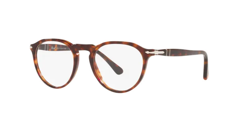 Persol Uomo PO3286V 24 Montature da vista Acetato Tartaruga Trasparente Pantos Normale miniatura 2