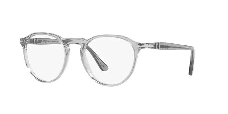 Persol Uomo PO3286V 309 Montature da vista Acetato Grigio Trasparente Pantos Normale miniatura 2
