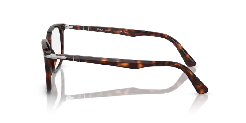 Persol Uomo PO3298V 24 Montature da vista Acetato Tartaruga Trasparente Squadrata Normale miniatura 3