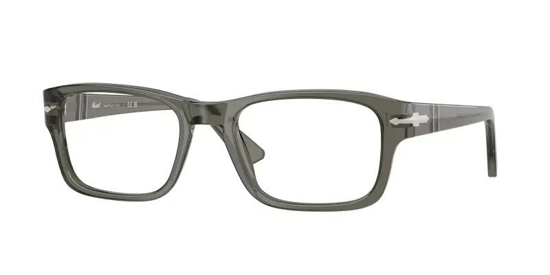 Uomo PO3364V 1103 Montature da vista Acetato Grigio Trasparente Squadrata Normale