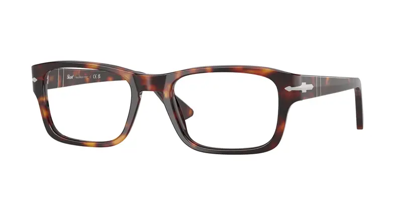 Persol Uomo PO3364V  24 Montature da vista Acetato Tartaruga Trasparente Squadrata Normale
