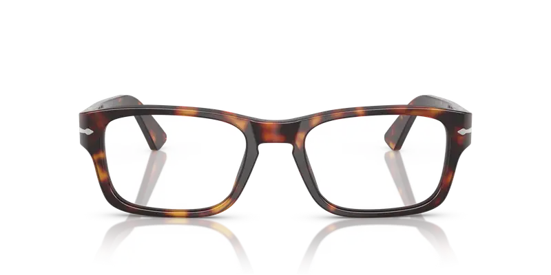 Persol Uomo PO3364V 24 Montature da vista Acetato Tartaruga Trasparente Squadrata Normale miniatura 2