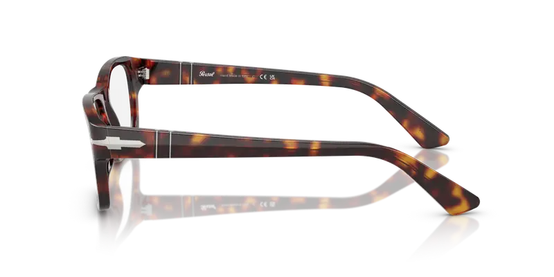 Persol Uomo PO3364V 24 Montature da vista Acetato Tartaruga Trasparente Squadrata Normale miniatura 3