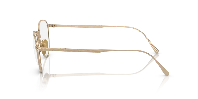 Persol Uomo PO5002VT 8000 Montature da vista Titanio Oro Trasparente Pantos Normale miniatura 3