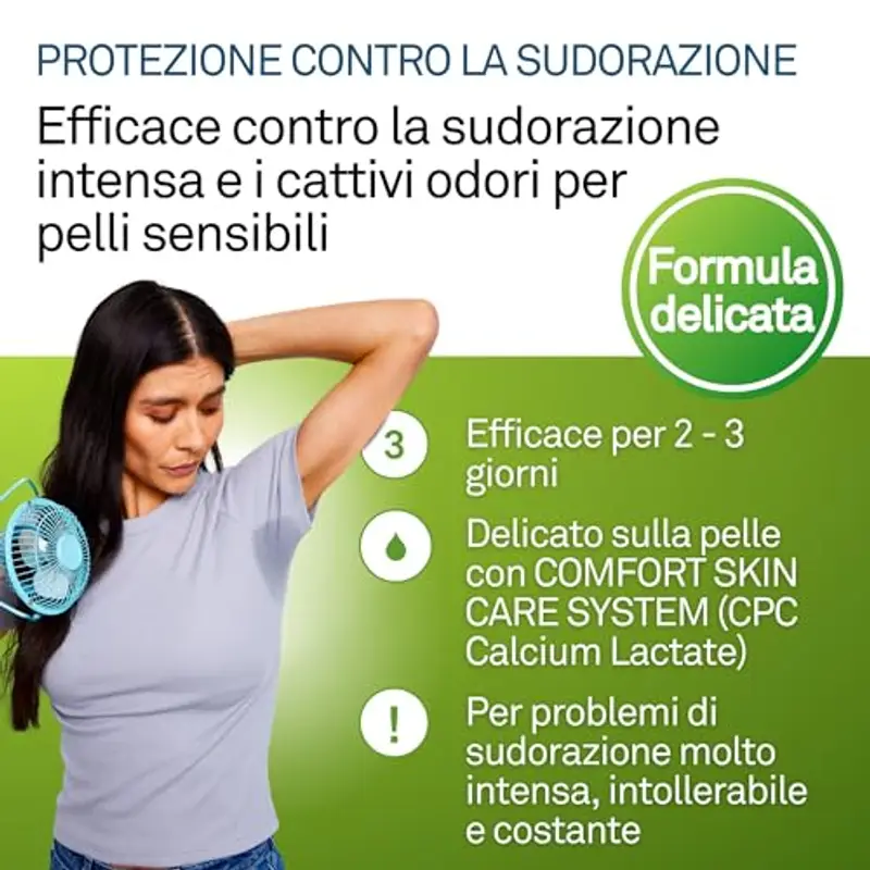 Perspirex Comfort Roll-on - Deodorante Antitraspirante Ascelle, Protezione Efficace Contro Sudori e Odori, Formula Senza Profumo, Adatto per Pelli Sensibili, Clinicamente Testato, Lunga Durata, 20ml miniatura 2