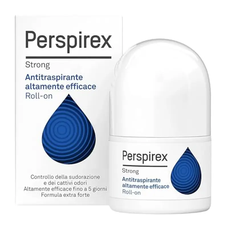 PERSPIREX Strong Antitraspirante Roll On, Trasparente, 20 Millilitri