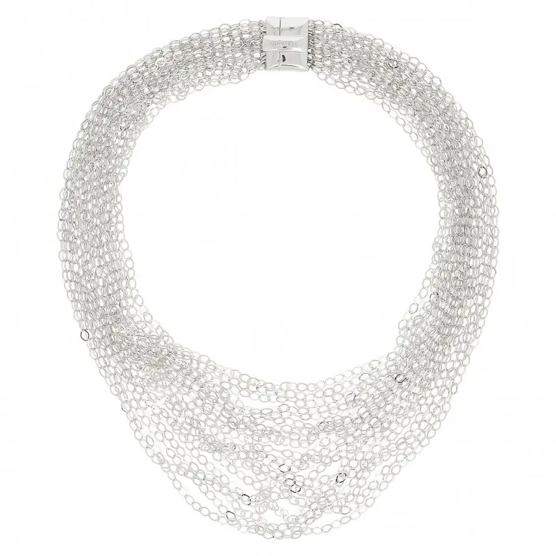 Collana Dna Fly - Argento Rodio - Pesavento