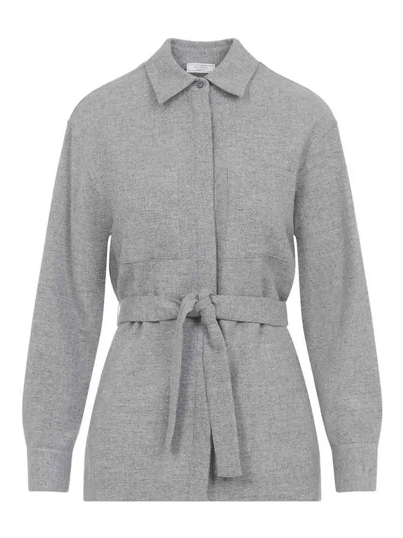 Camicia di flanella Grigio