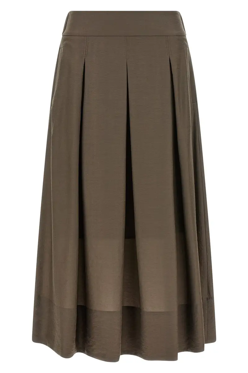 Gonna A-Line Marrone