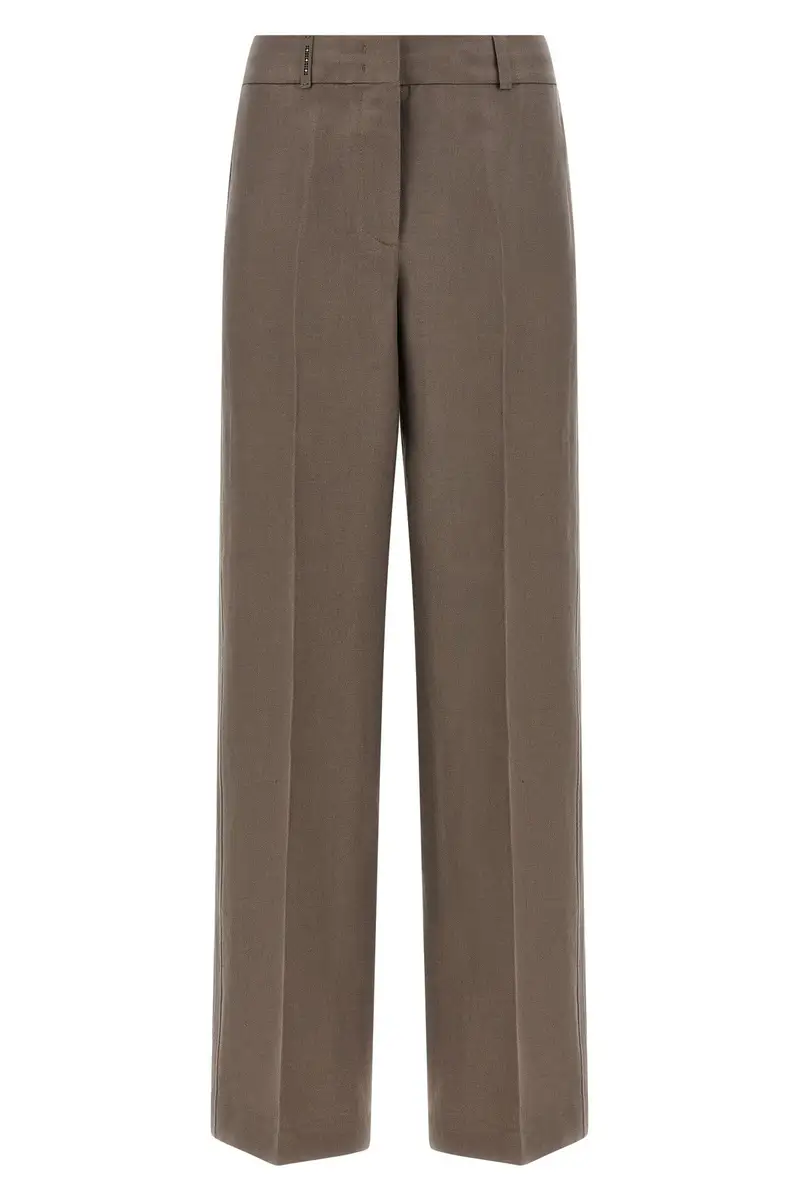 Pantalone Lino Marrone