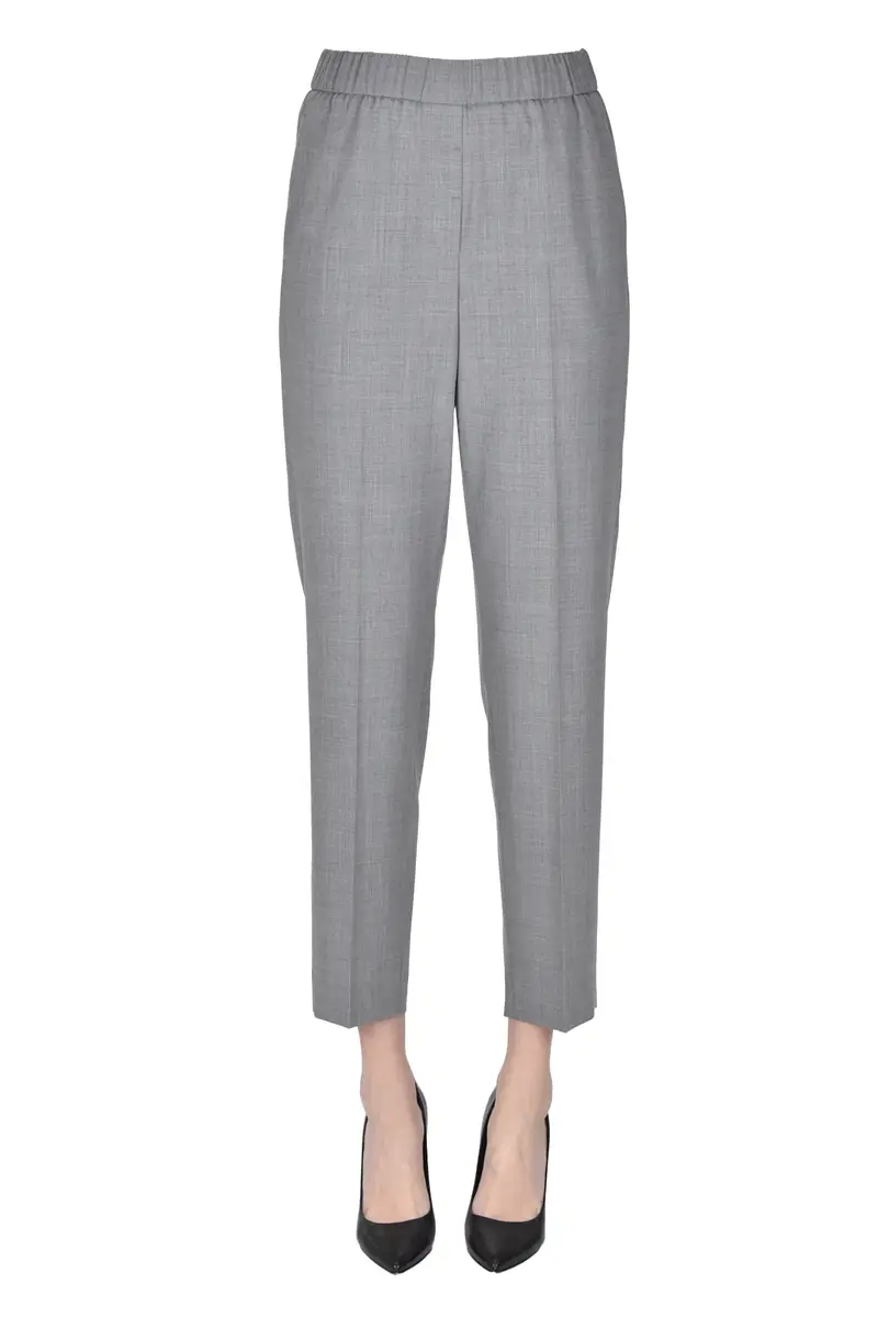 Pantaloni a sigaretta Grigio