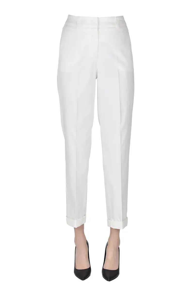 Pantaloni chino Avorio