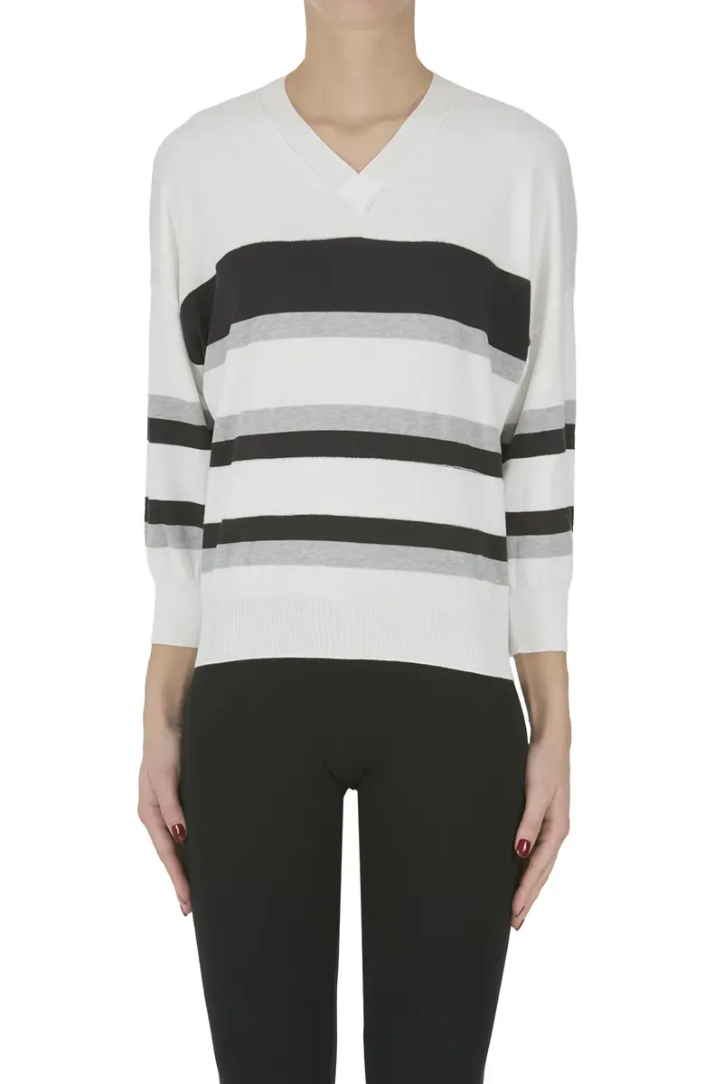 Pullover a righe Multicolore