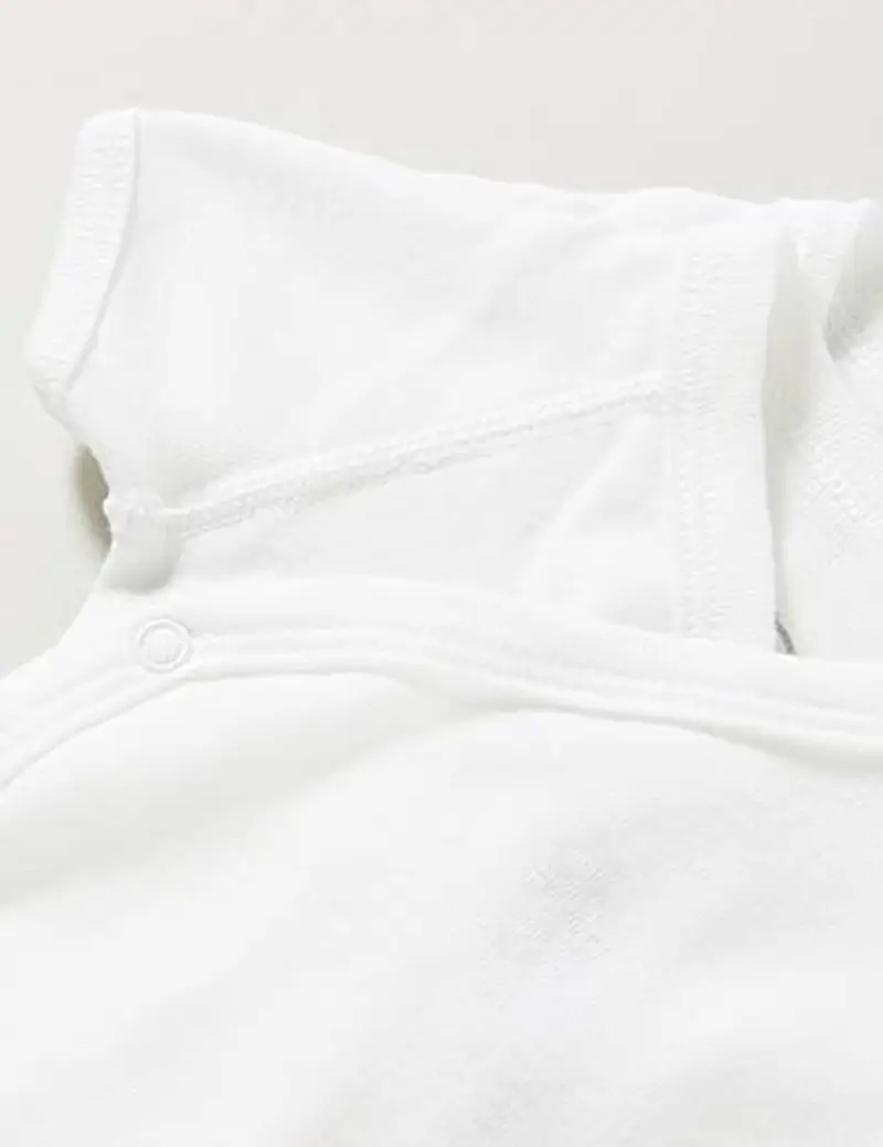 Petit Bateau Body Neonato Bianco 1581047 miniatura 2