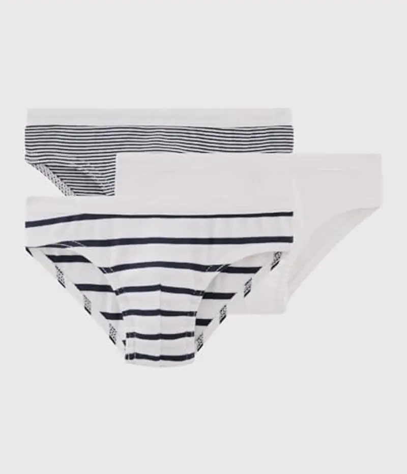 Petit Bateau A01DR, Volantini (Pacco da 3) Bambini e ragazzi, Variante 1, 6 anni