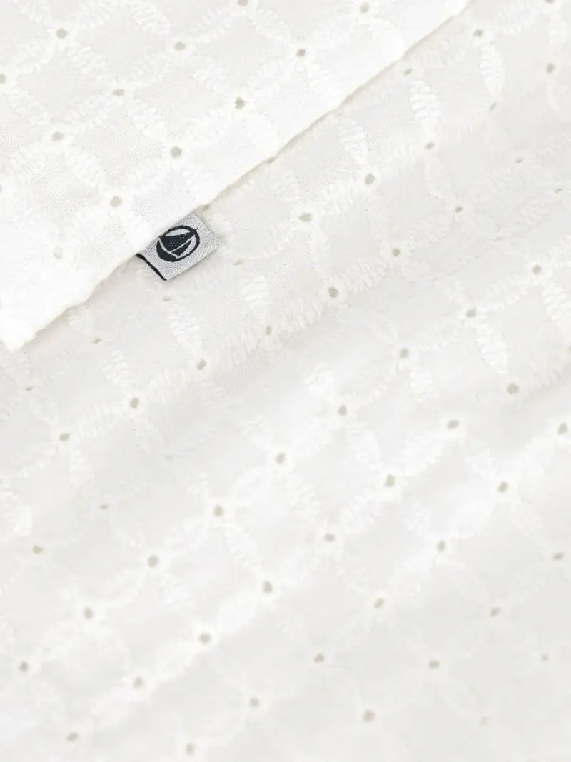 Abito crema in pizzo sangallo miniatura 3