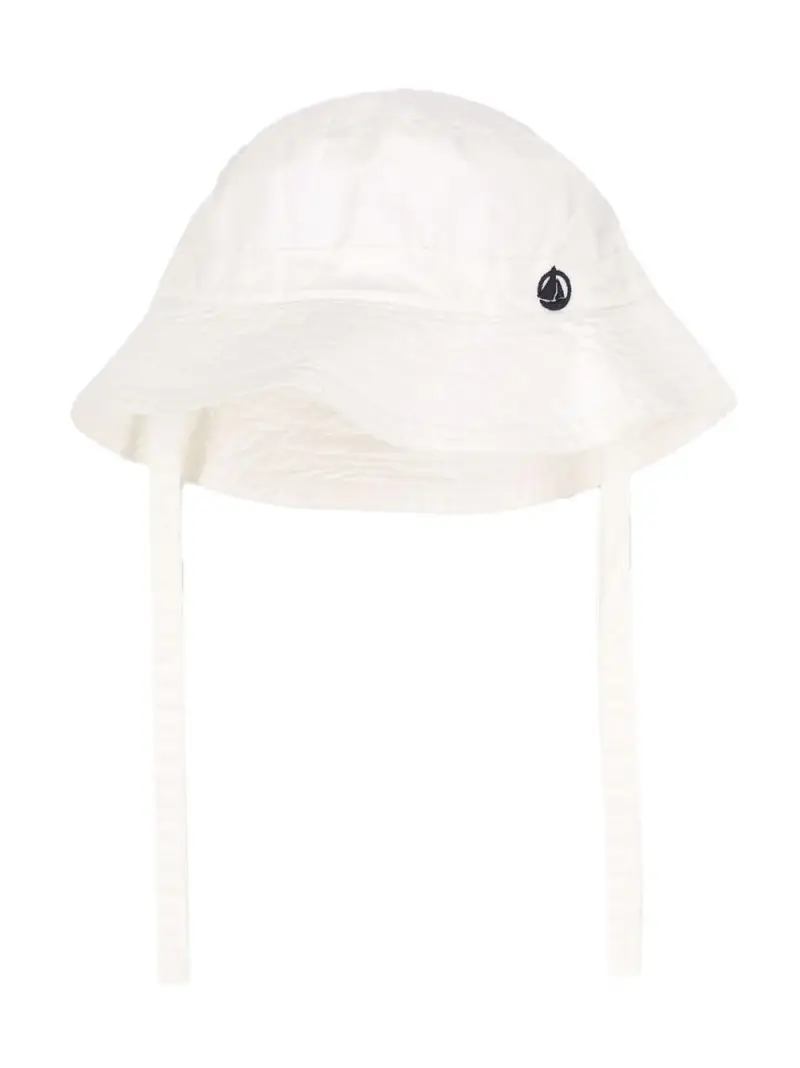 Cappello pescatore bianco con lacci