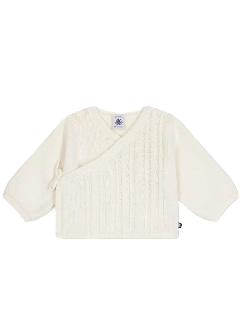 PETIT BATEAU KIDS Cardigan Neonato Bianco 3423661