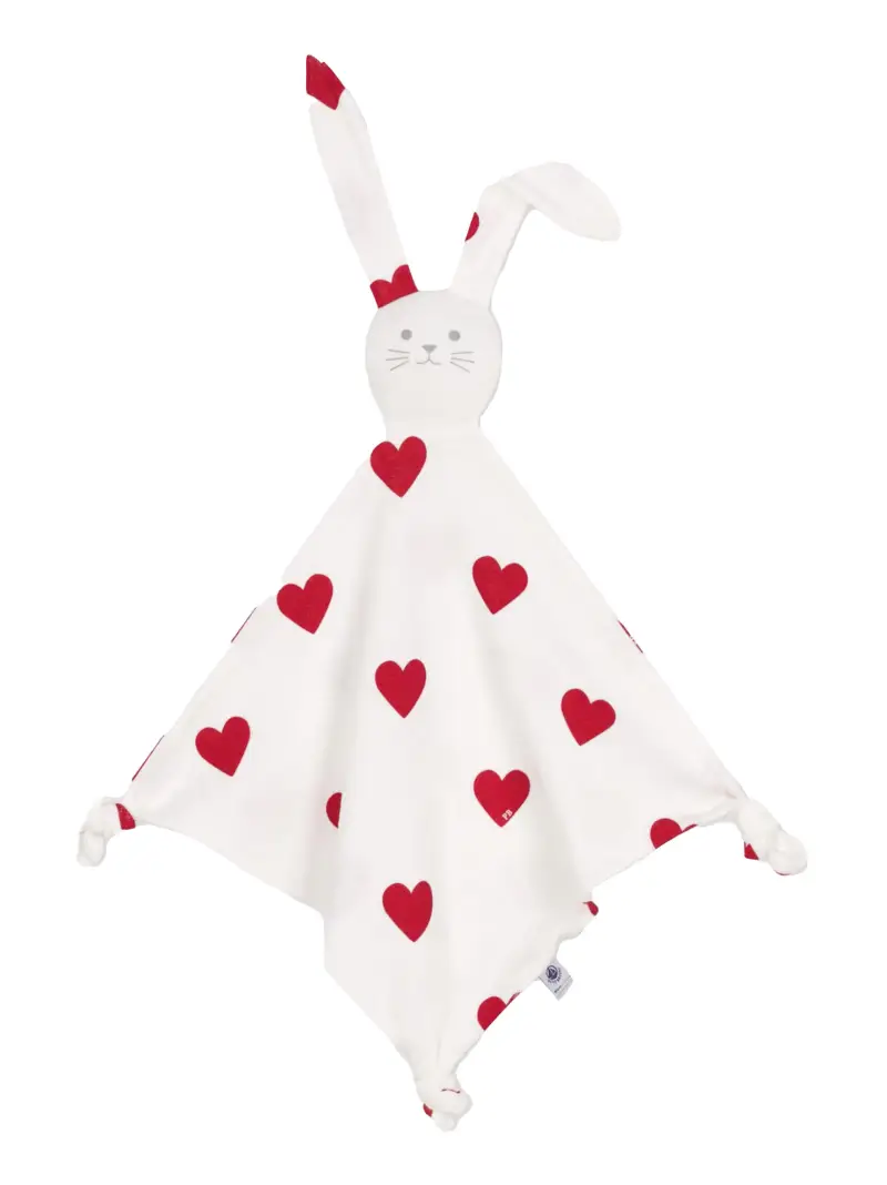 Doudou fantasia cuore Bianco