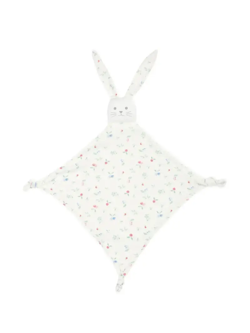 Peluche coniglio con fantasia all-over bianco