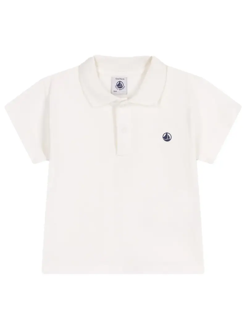 PETIT BATEAU KIDS Polo Bianco 2538686