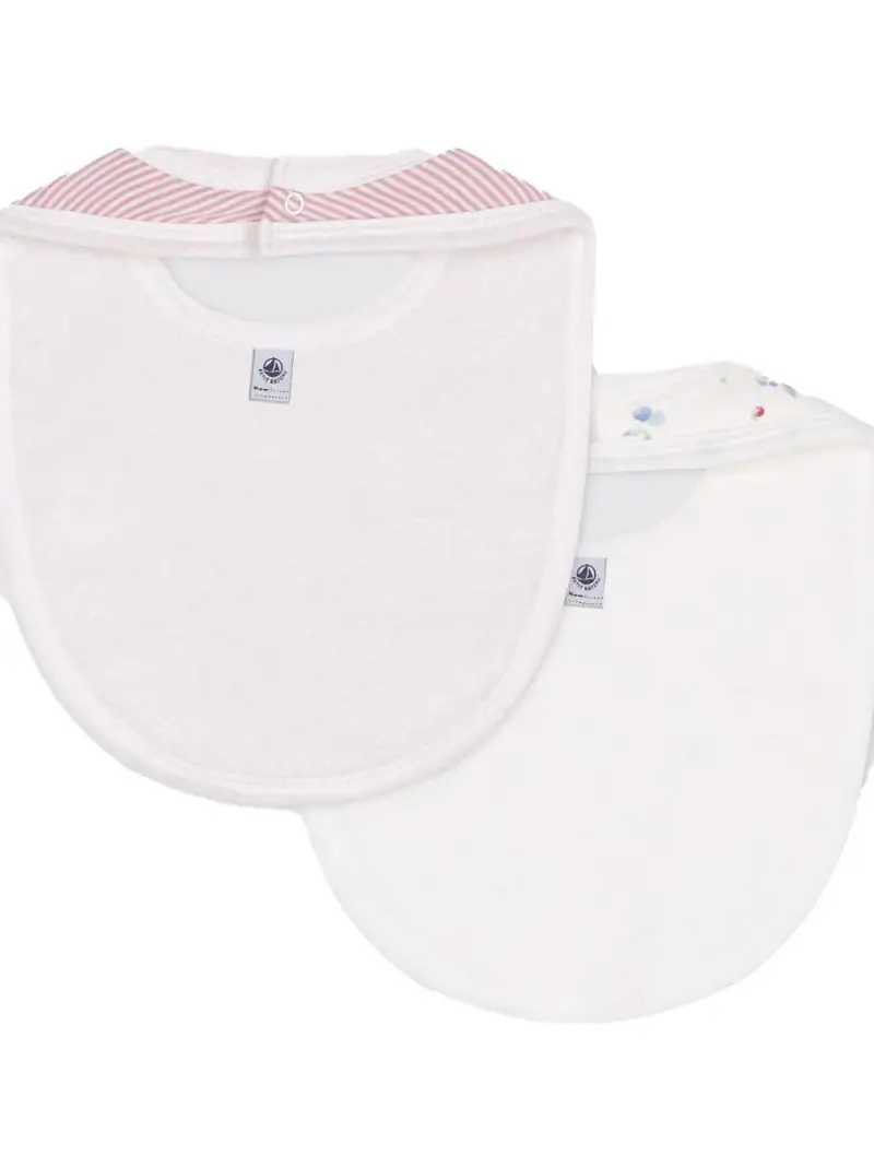 Set bavette fantasia (2pz) Bianco miniatura 2