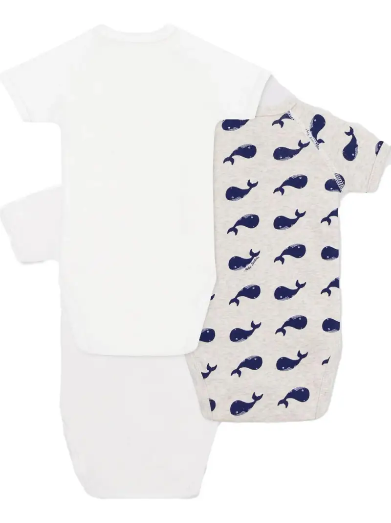 Set beige fantasia neonata (3pz) Bianco miniatura 2