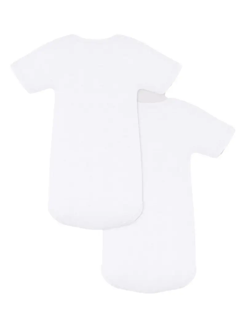 Set body bianchi mezze manicha (2pz) Bianco miniatura 2