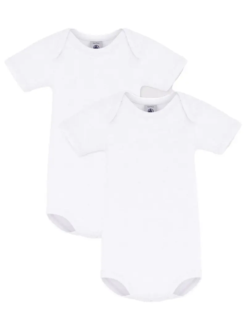 Set body bianchi mezze manicha (2pz) Bianco