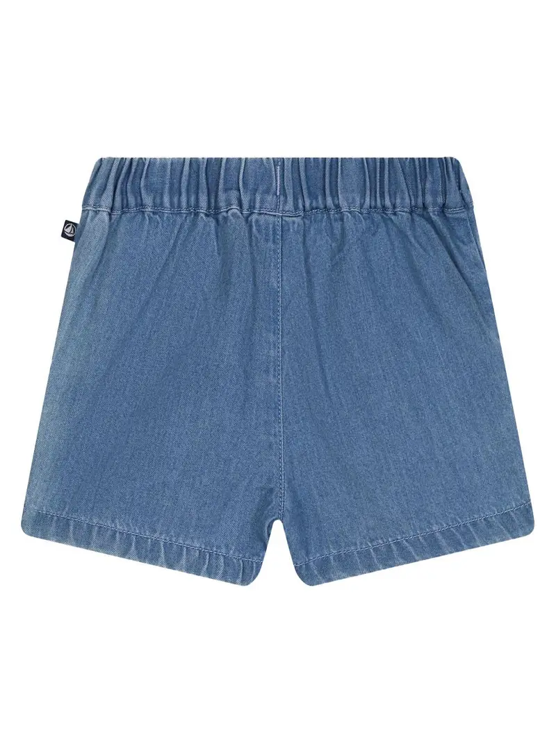 Short in denim elasticizzato miniatura 2
