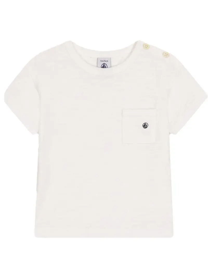 PETIT BATEAU KIDS T-shirt Neonato Bianco 2538982