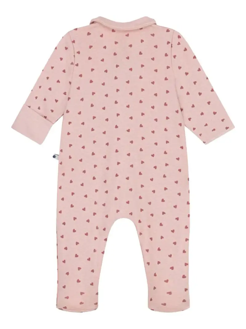 Tutina rosa cipria cuori all-over miniatura 2