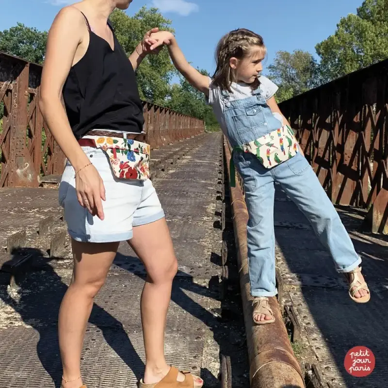 Marsupio per bambini Petit Jour Les Perroquets