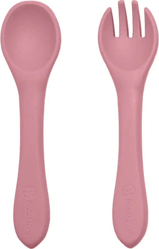 Take&Match Silicone posate Dusty Rose 6 mesi+ 2 pezzi
