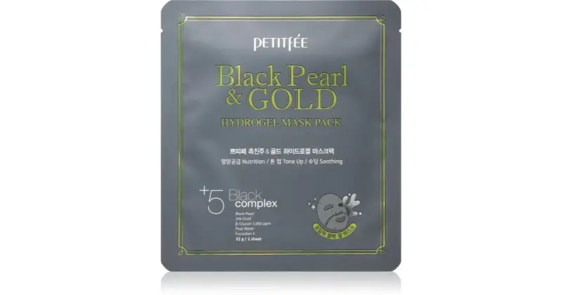Black Pearl & Gold maschera idrogel intensiva con oro a 24 carati 32 g