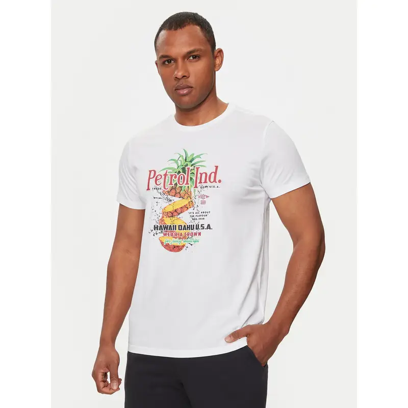Petrol Industries T-shirt Bianco 3204906