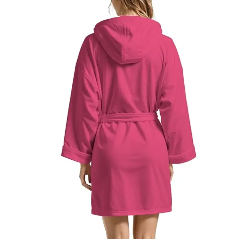 PETTI - Accappatoio, Accappatoio Microfibra, Accappatoio Uomo, Accappatoio Donna, Accappatoio Unisex, Accappatoio con Tasche Cappuccio e Cintura miniatura 3