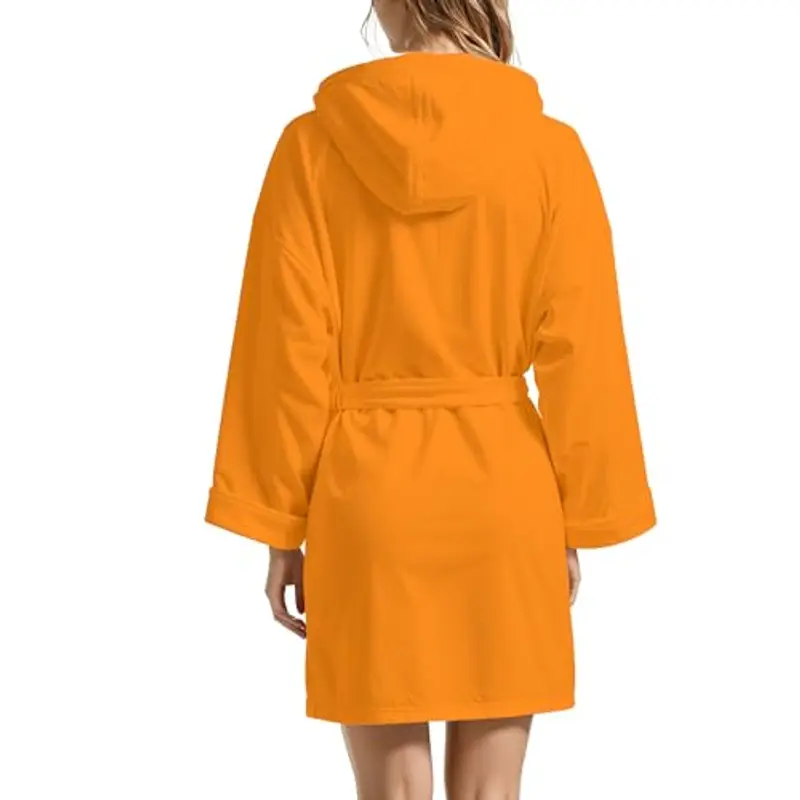 PETTI - Accappatoio, Accappatoio Microfibra, Accappatoio Uomo, Accappatoio Donna, Accappatoio Unisex, Accappatoio con Tasche Cappuccio e Cintura miniatura 3