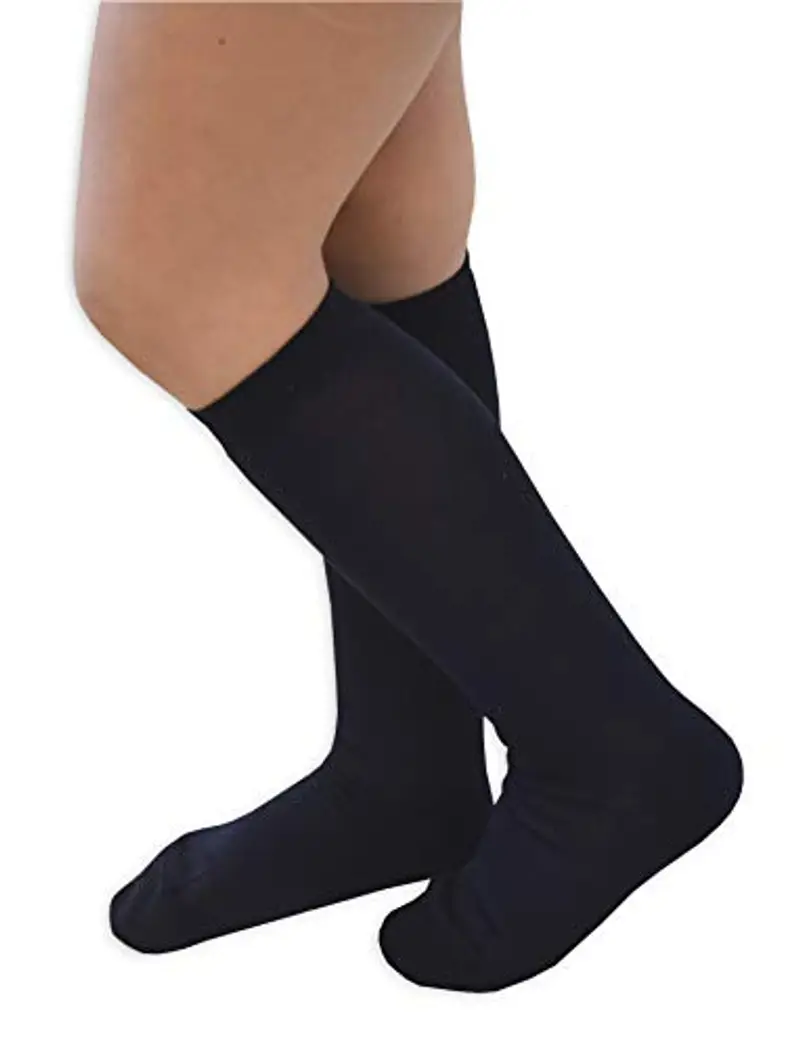 PETTI Artigiani Italiani - Calzini Bambino e Bambina, 6 Paia di Calzini Lunghi Bambino, Calzini Bambino Lunghi Femminuccia e Maschietto, Calzini Bambino Cotone Filo di Scozia, 100% Made in Italy miniatura 3