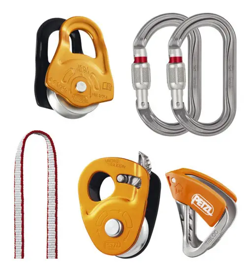 Crevasse Rescue Kit - kit autosoccorso Light Yellow
